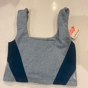 NWT FP Movement Square Neck Crop Top